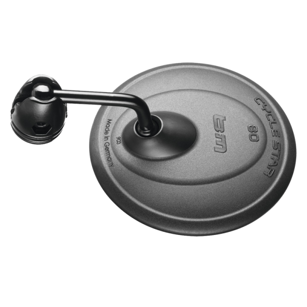 Busch & Müller Rückspiegel, CYCLE STAR 80, L:5 cm, Bride und Klemmkonus: 17.2-22.0mm, he6
