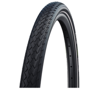 Schwalbe Pneu Green Marathon, GG, Starr mit Reflexstreifen, black