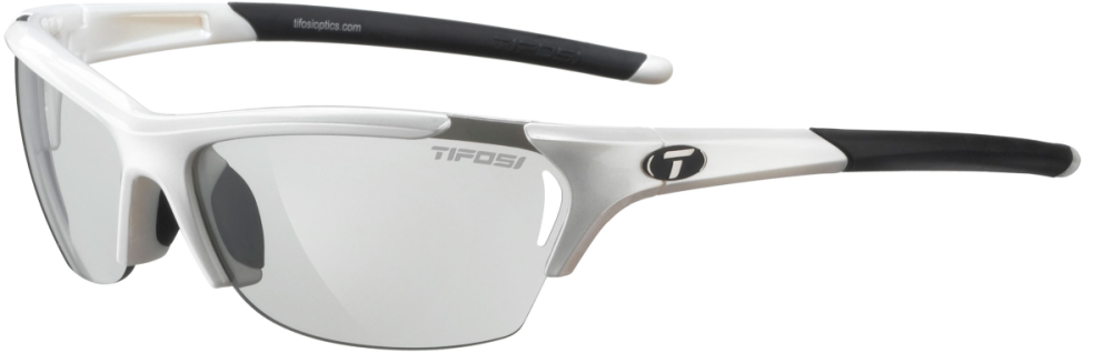 Tifosi Sonnenbrille Radius, Pearl White, S-M, Smoke Fototec