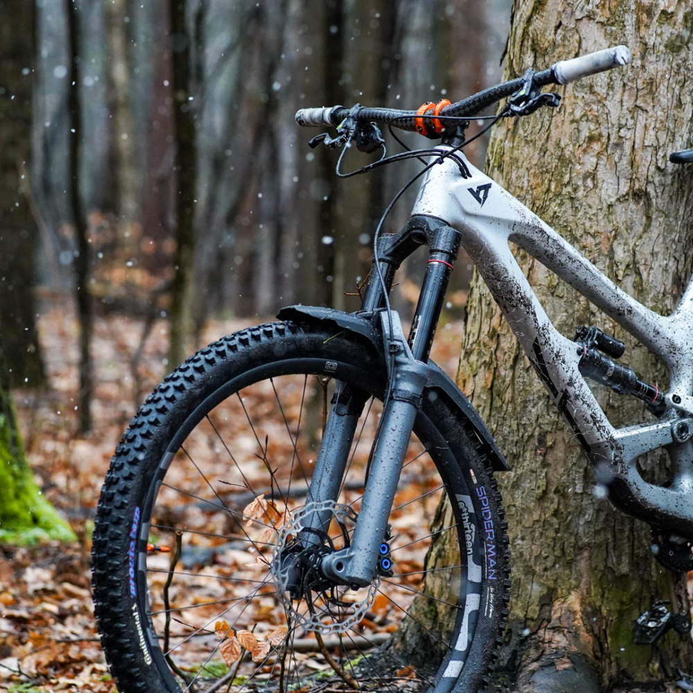 Unleazhed Schutzblech Mountainbike vorn M02 Klettbinder