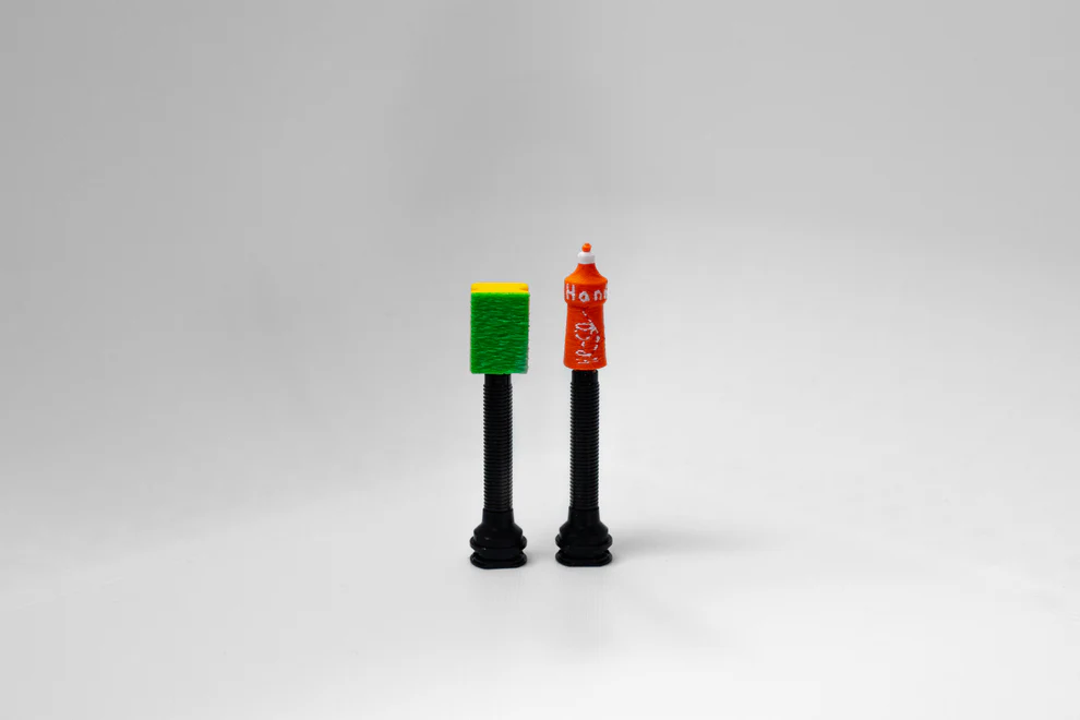LuCycle Valvecap PETG 1 Paar - Presta, Handy x Sponge