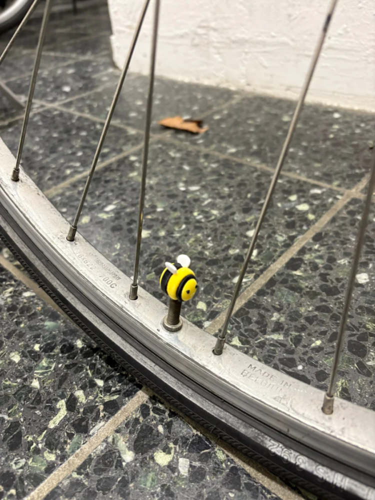 LuCycle Valvecap PETG 1 Paar - Presta, Bumblebee