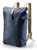 Brooks Pickwick Cotton Canvas Rucksack 26 L - medium, Rollverschluss, dark-blue