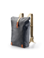 Brooks Pickwick Cotton Canvas Rucksack 26 L - medium, Rollverschluss, grey