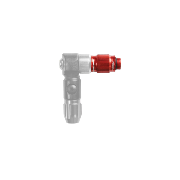 Lezyne ABS-1 Pro HP Chuck Head, black/red