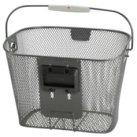 KlickFix Lenkerkorb UNI anthrazit mit Platte 16L